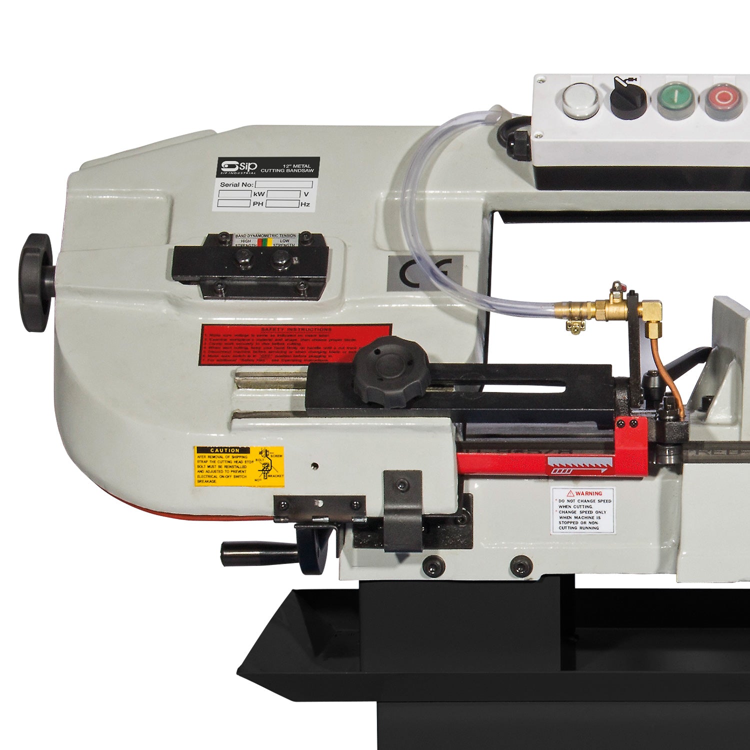 SIP 01595 12" Metal Cutting Bandsaw 3 Phase