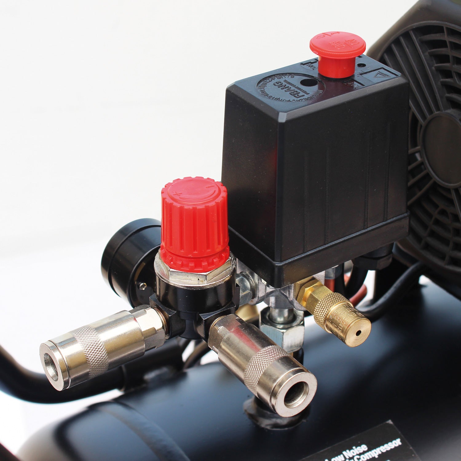 SIP 05478 DD 2hp 24ltr Low Noise Oil-Free Direct Drive Compressor