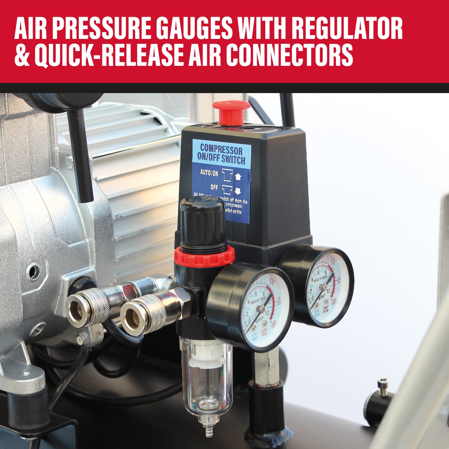 SIP QT AIR DD 4.5hp 200ltr Ultra Low Noise Compressor & Hose Reel Package