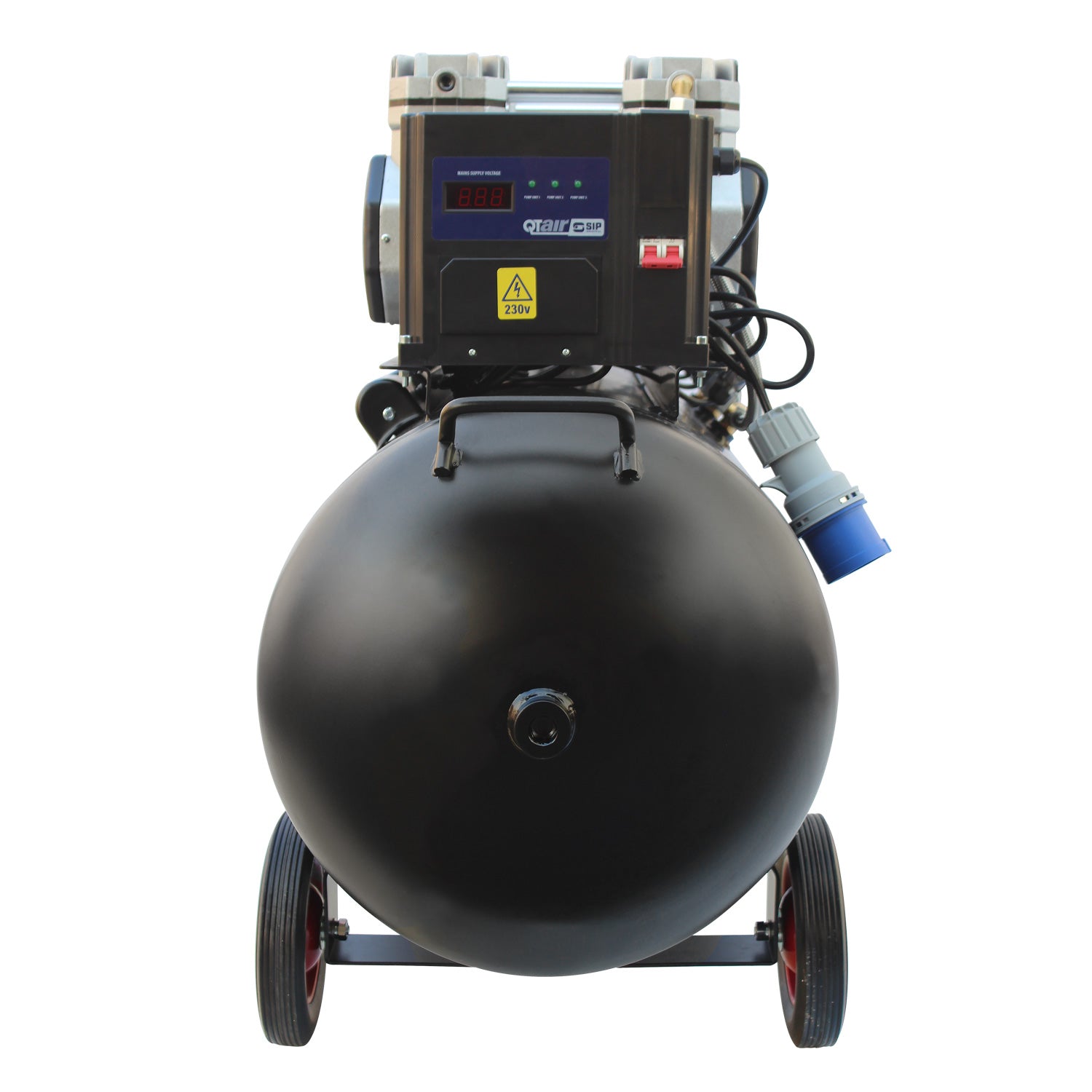 SIP QT AIR DD 4.5hp 200ltr Ultra Low Noise Compressor & Hose Reel Package