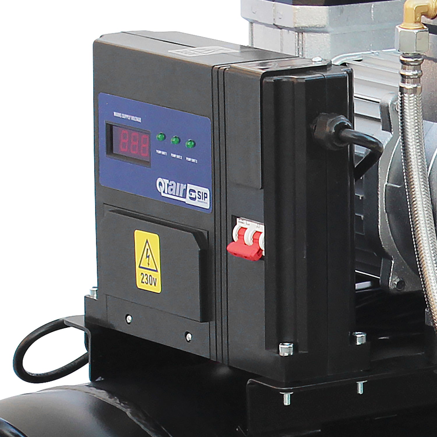 SIP QT AIR DD 4.5hp 200ltr Ultra Low Noise Compressor & Hose Reel Package