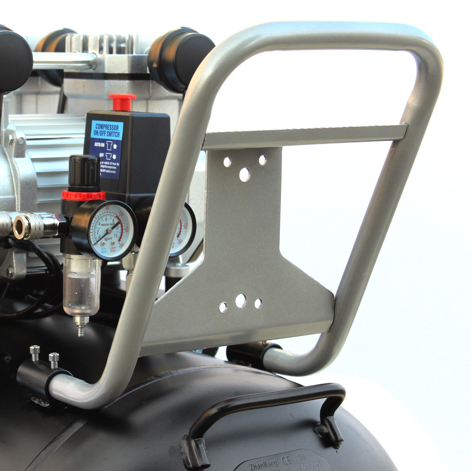 SIP QT AIR DD 4.5hp 200ltr Ultra Low Noise Compressor & Hose Reel Package