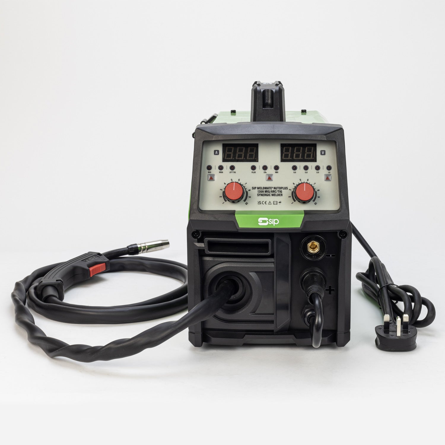SIP 05737TROLLEY WELDMATE® AUTOPLUS 130A MIG/ARC/TIG Synergic Welder with Trolley Package