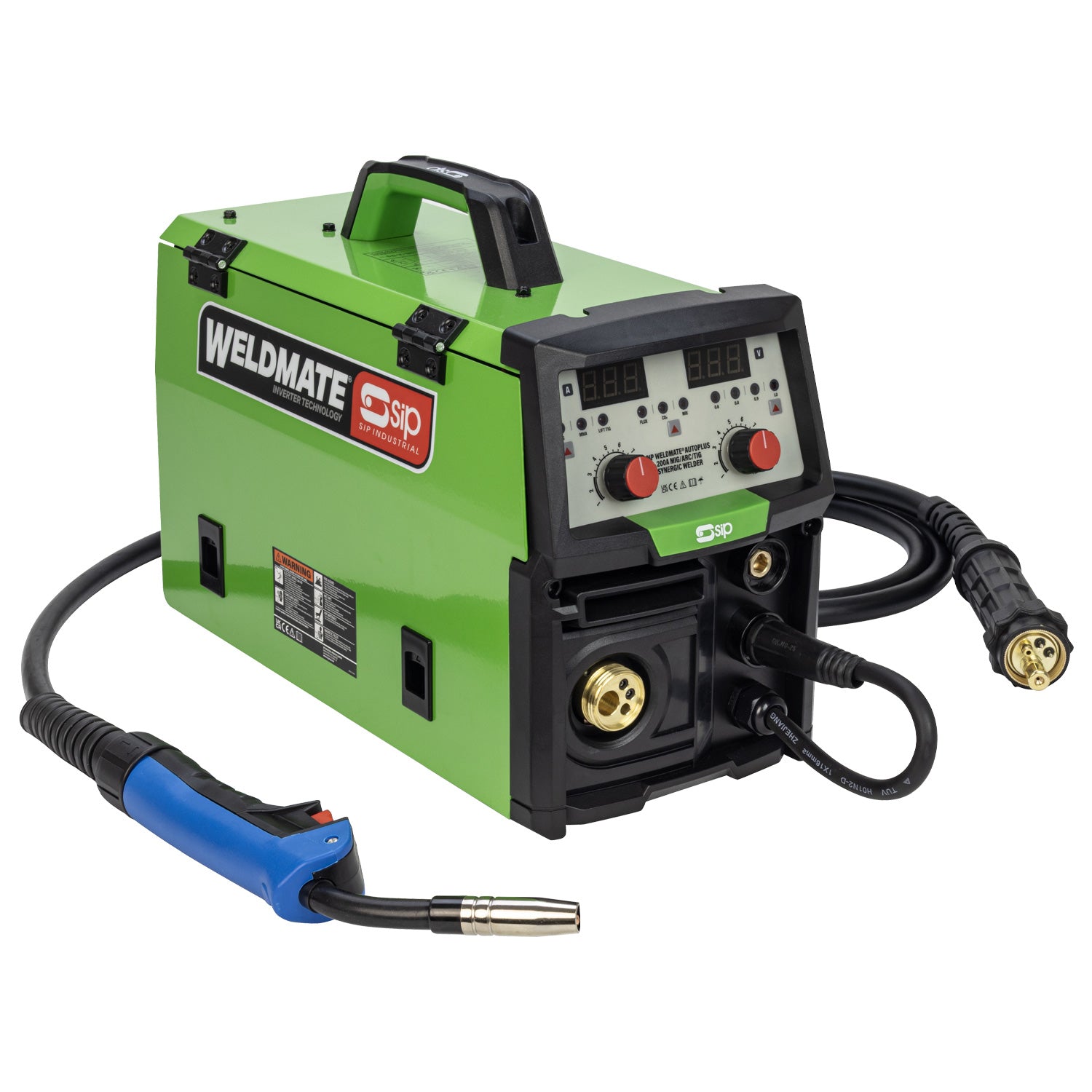 SIP 05740TROLLEY WELDMATE® AUTOPLUS 200A MIG/ARC/TIG Synergic Welder with Trolley Package
