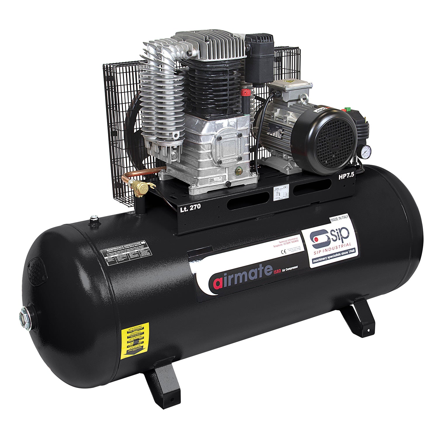 SIP 06295 Airmate Industrial Super ISBD10/270 Air Compressor