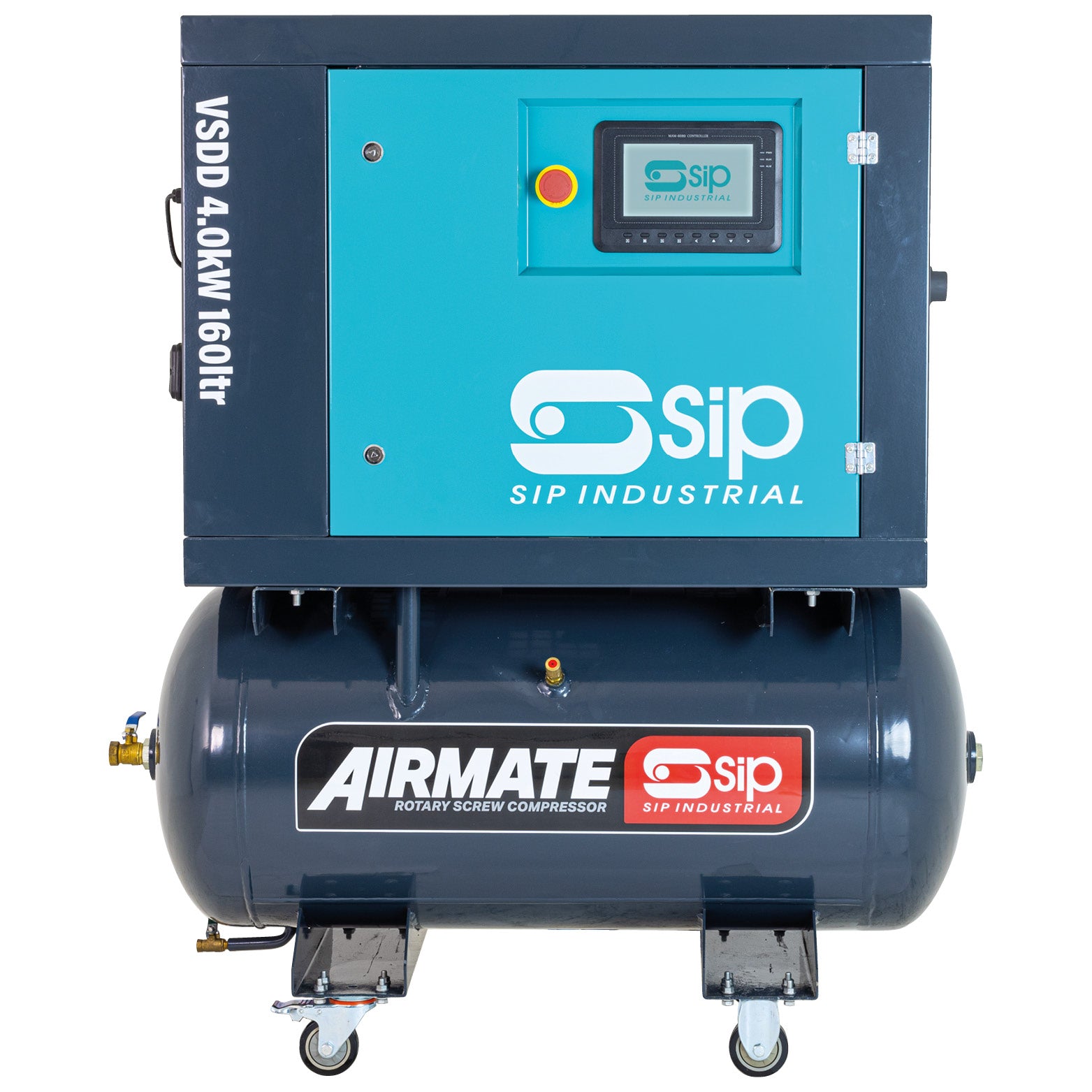 SIP 08256 VSDD 4kW 8bar 160ltr 230v Rotary Screw Compressor