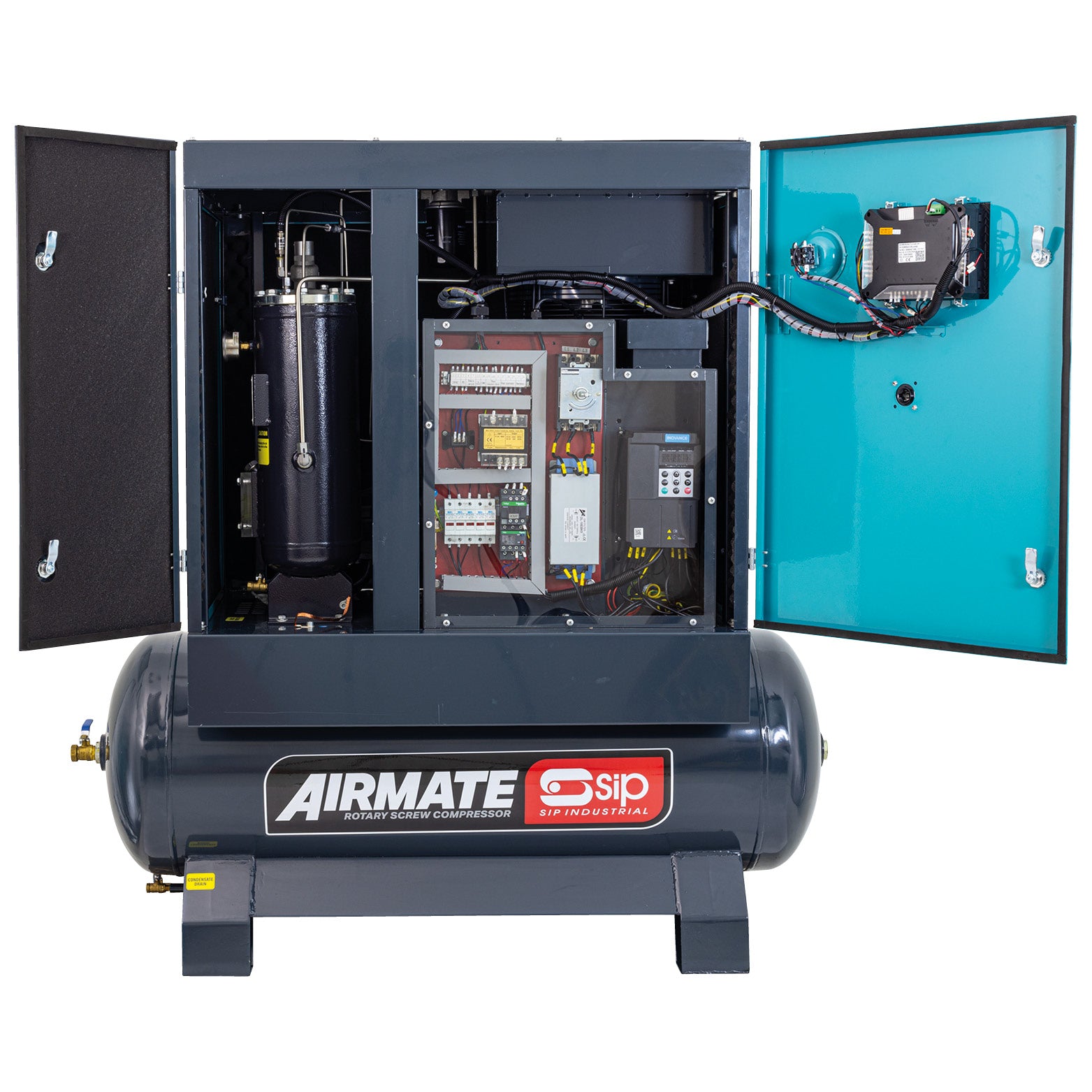 SIP 08260 VSDD 5.5kW 10bar 200ltr 400v Rotary Screw Compressor