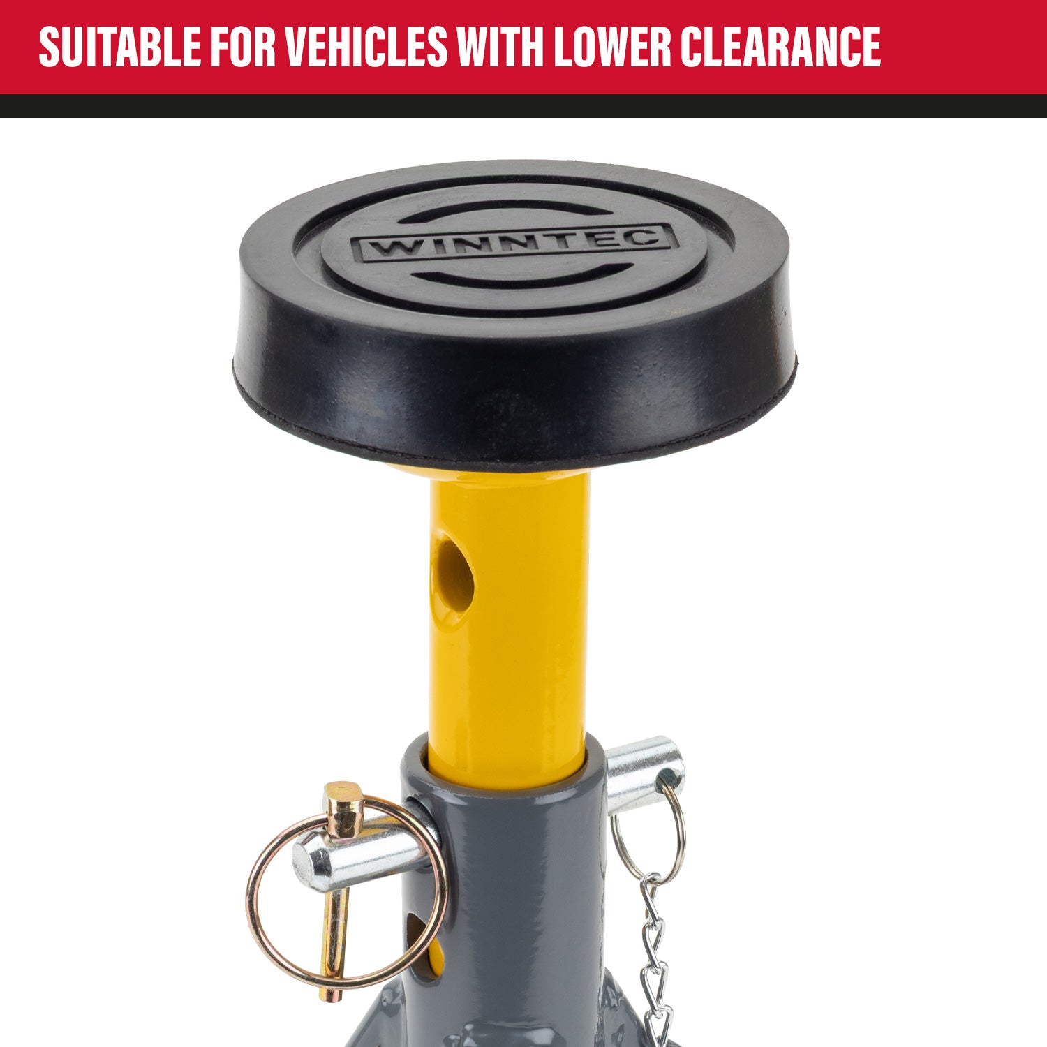 WINNTEC® 3 Ton Low-Profile Pin Jack Stands