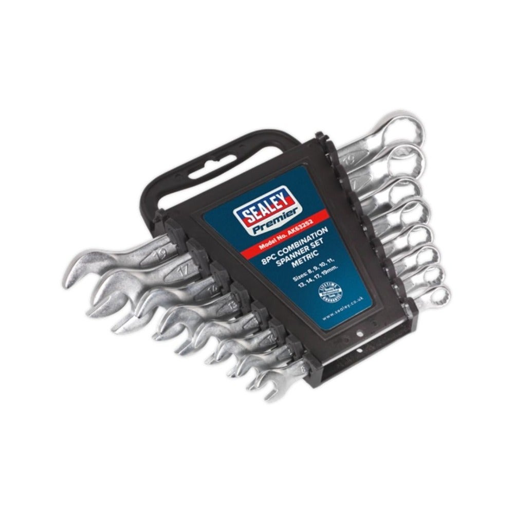 Sealey AK63252 Combination Spanner Set 8pc Cold Stamped Metric