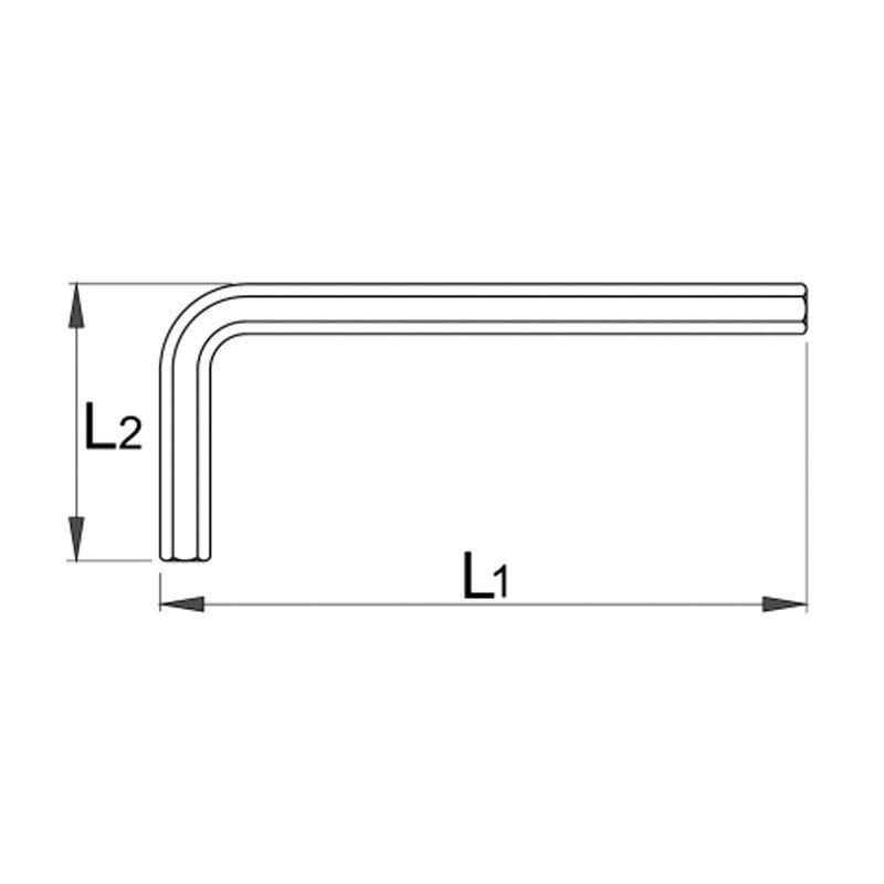 Unior 601041 7mm Hexagon Wrench- 220/3