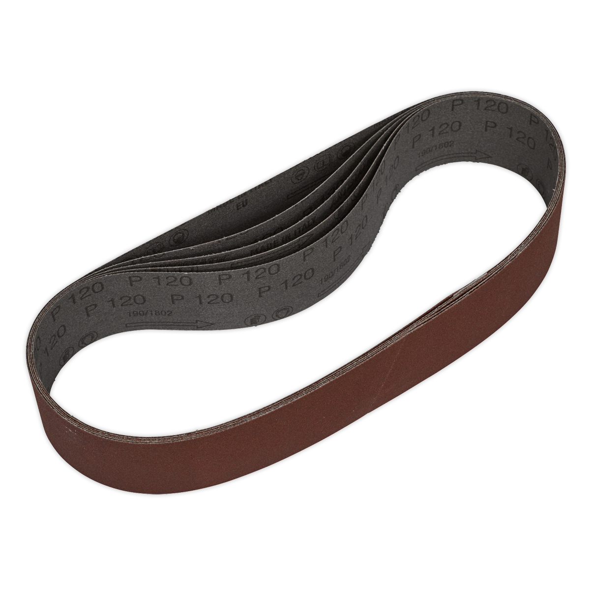 Sealey SB005 Sanding Belt 50 x 686mm 120Grit Pack of 5
