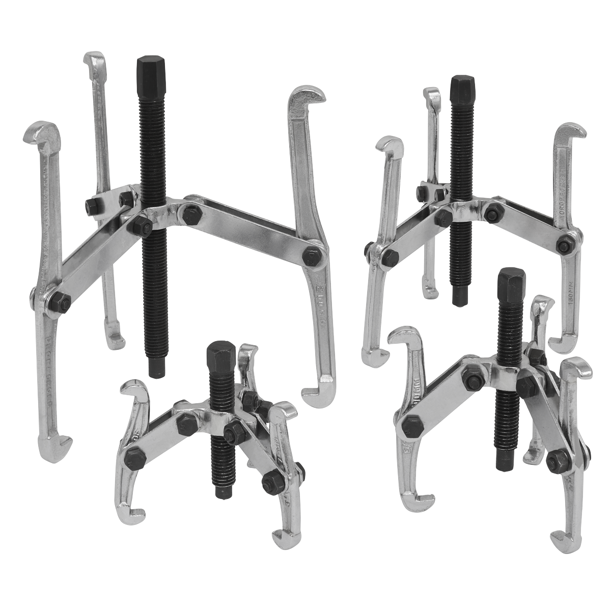 Sealey VS95 Triple Leg Gear Reversible Puller Set 4pc