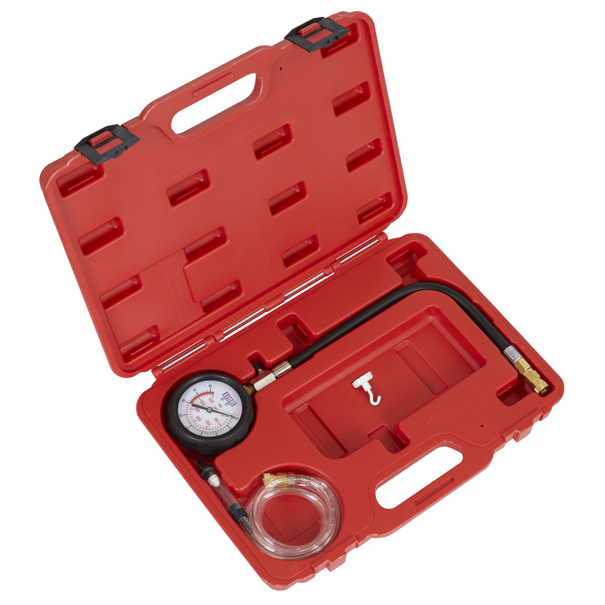 Sealey VSE3157 Diesel Compression Gauge, Hose & TDC Base Kit