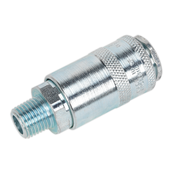 Sealey AC01BP Coupling Body Male 1/4"BSPT Pack of 50