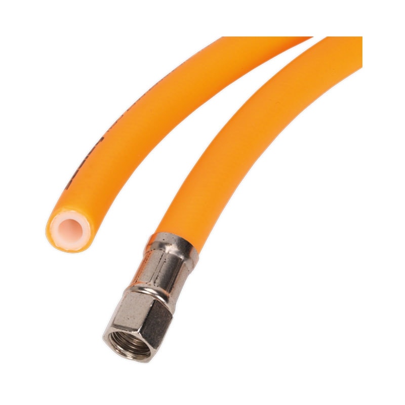 Sealey AHHC5 High-Visibility Hybrid Air Hose with 1/4"BSP Unions 5m x 8mm