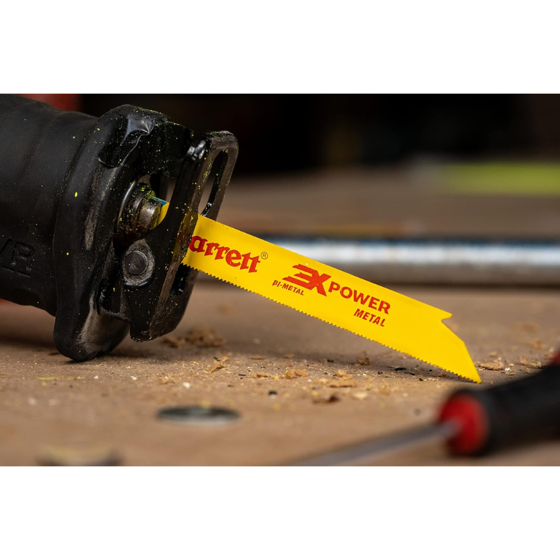 Starrett B618-5 Fast Cut General Purpose Bi-Metal Reciprocating Blades 152mm x 19mm x 0.90mm / 6 x 3/4 x .035 x 18 Tpi