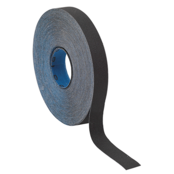 Sealey ER252560 Emery Roll Blue Twill 25mm x 25m 60Grit