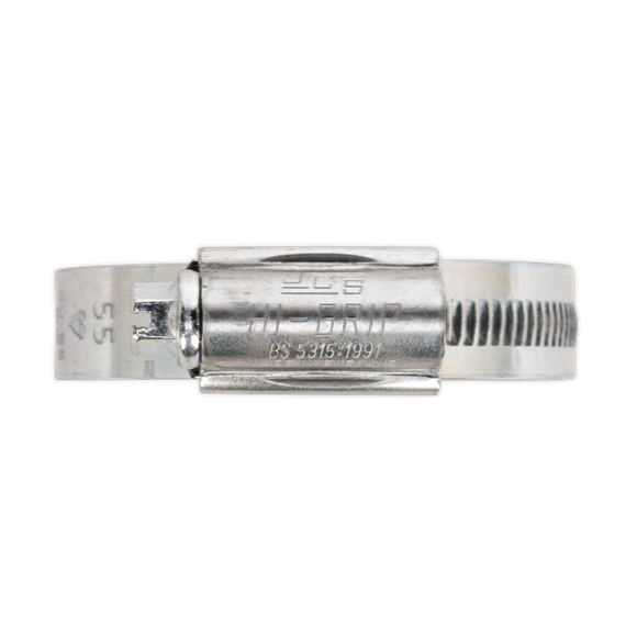 Sealey HCJ5 HI-GRIP® Hose Clip Zinc Plated Ø90-120mm Pack of 10
