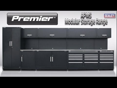 Sealey APMSCOMBO2W Premier 3.26m Storage System - Oak Worktop