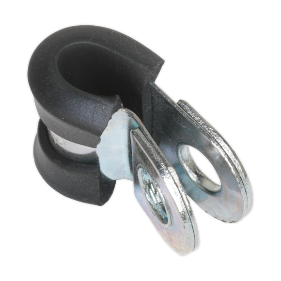 Sealey PCJ5 P-Clip Rubber Lined Ø5mm Pack of 25