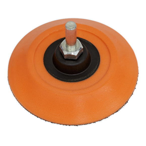 Sealey PTC75HLM 75mm Hook-and-Loop Backing Pad on 6mm Shaft