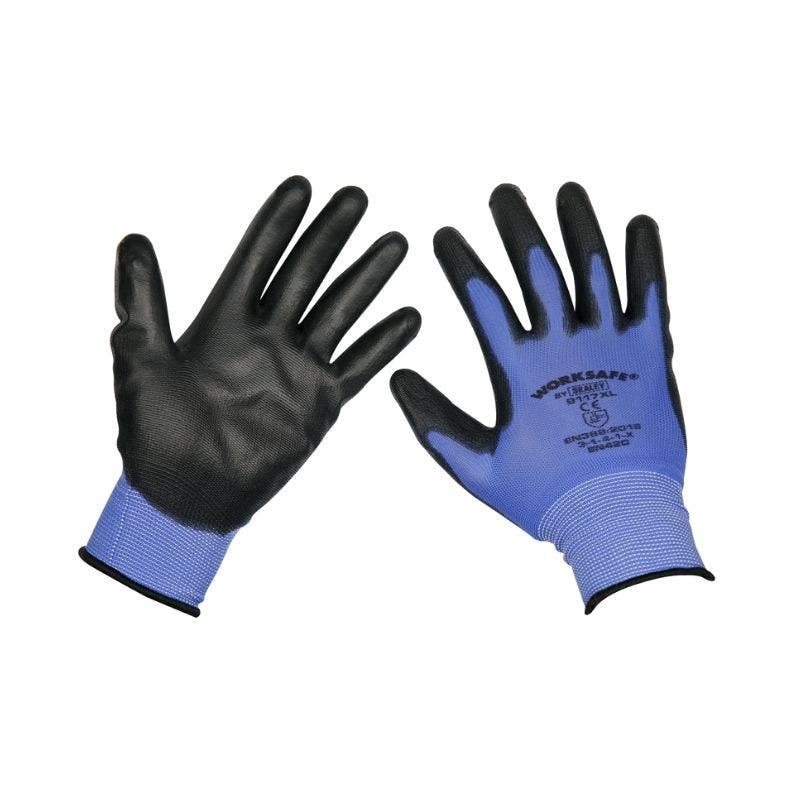 Sealey 9117XL/12 Lightweight Precision Grip Gloves (X-Large) - Pack of 12 Pairs