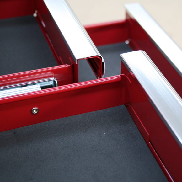 Sealey AP41149 Topchest 14 Drawer with Ball Bearing Slides Heavy-Duty - Red
